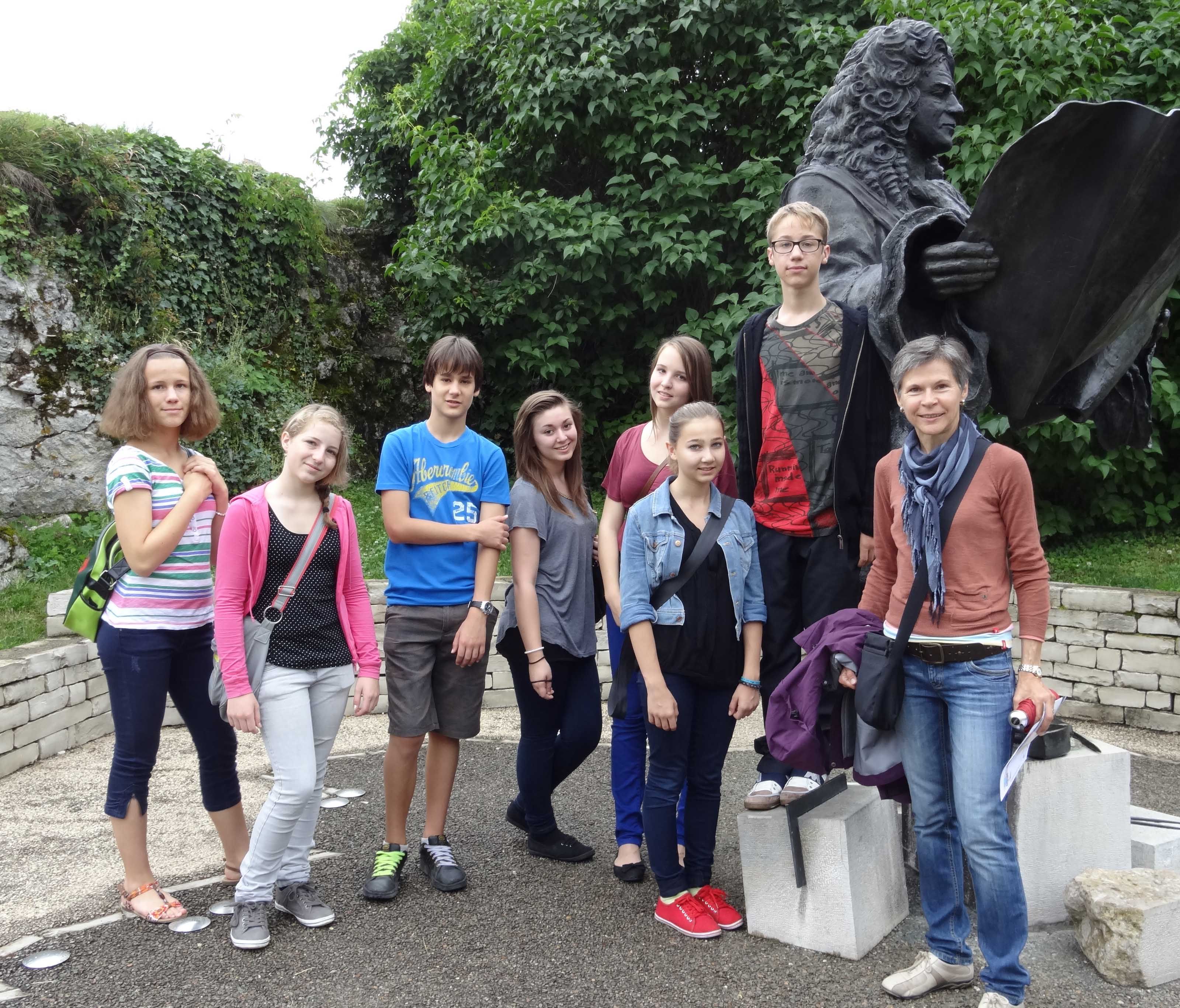 Die Französischgruppe in Besançon. Die Französischgruppe in Besançon.