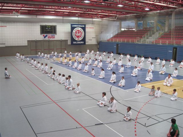 Begrüßungszeremoniell vor und nach dem Training Begrüßungszeremoniell vor und nach dem Training