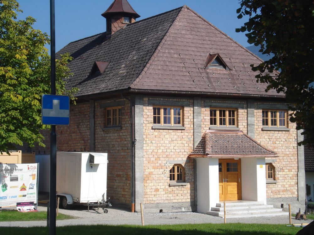 Das neue Vereinshaus in Göfis Das neue Vereinshaus in Göfis