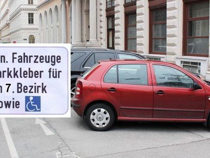Schilder wie dieses markieren die Anrainerparkplätze. Schilder wie dieses markieren die Anrainerparkplätze.