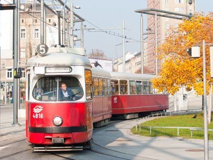 Die Linien 2 und 5 fahren auf den Gleisen, die auf dem Plateau Am Tabor saniert werden müssen.