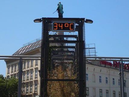Die Temperaturen am Samstag hatten es in sich in Wien.