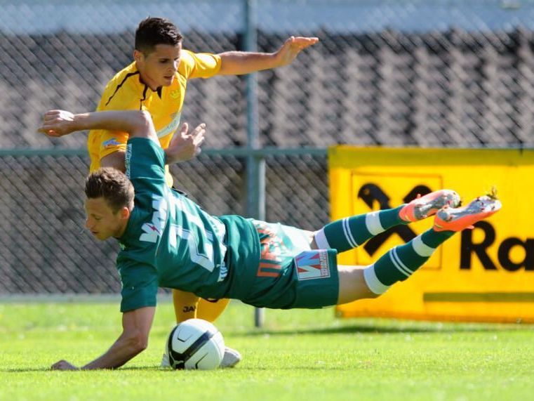 Marco Miesenböck schoss das 2:0 für Austria Lustenau. Marco Miesenböck schoss das 2:0 für Austria Lustenau.