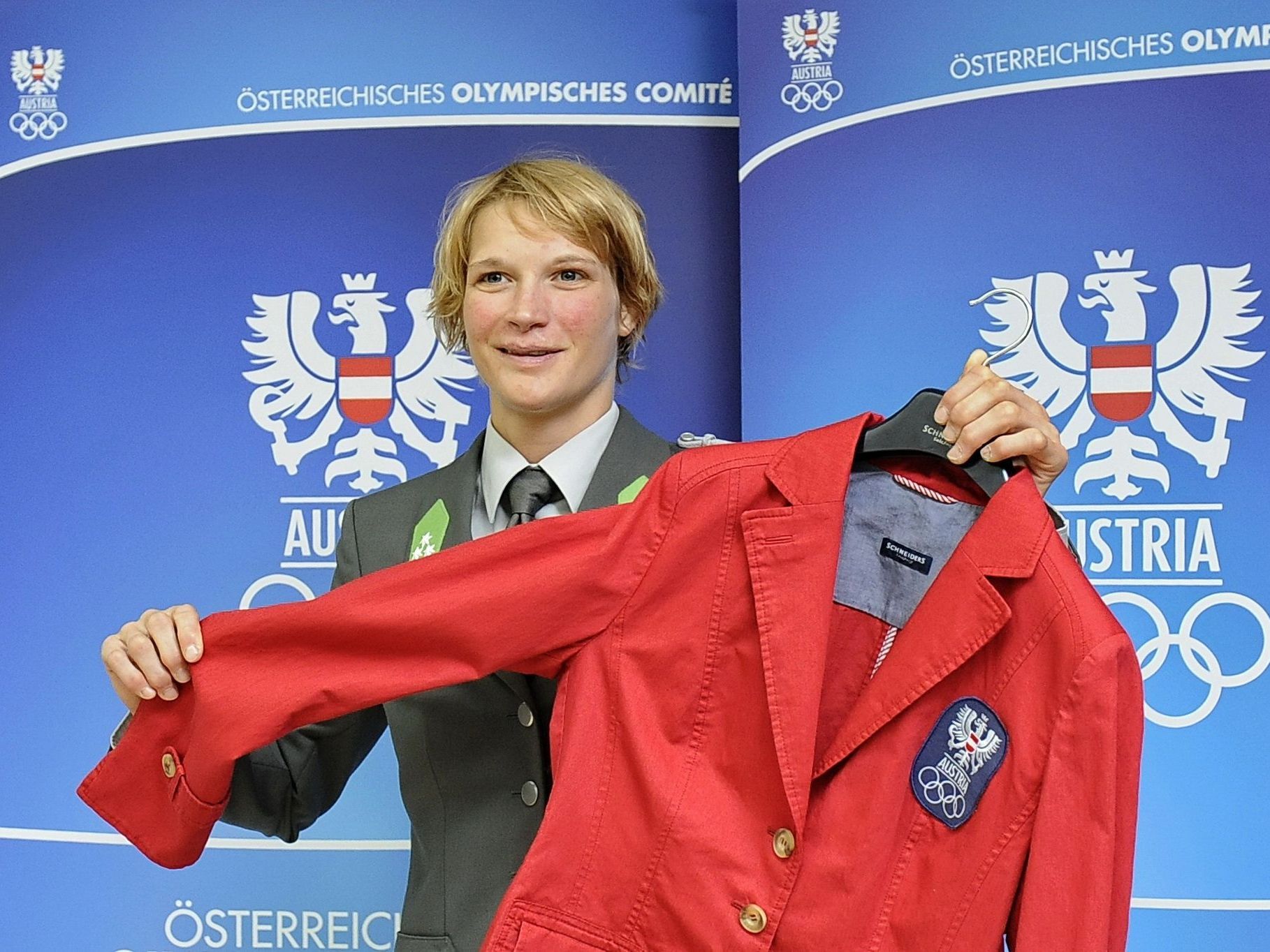 Die offiziellen Uniformen der österreichischen Olympia-Teilnehmer Die offiziellen Uniformen der österreichischen Olympia-Teilnehmer
