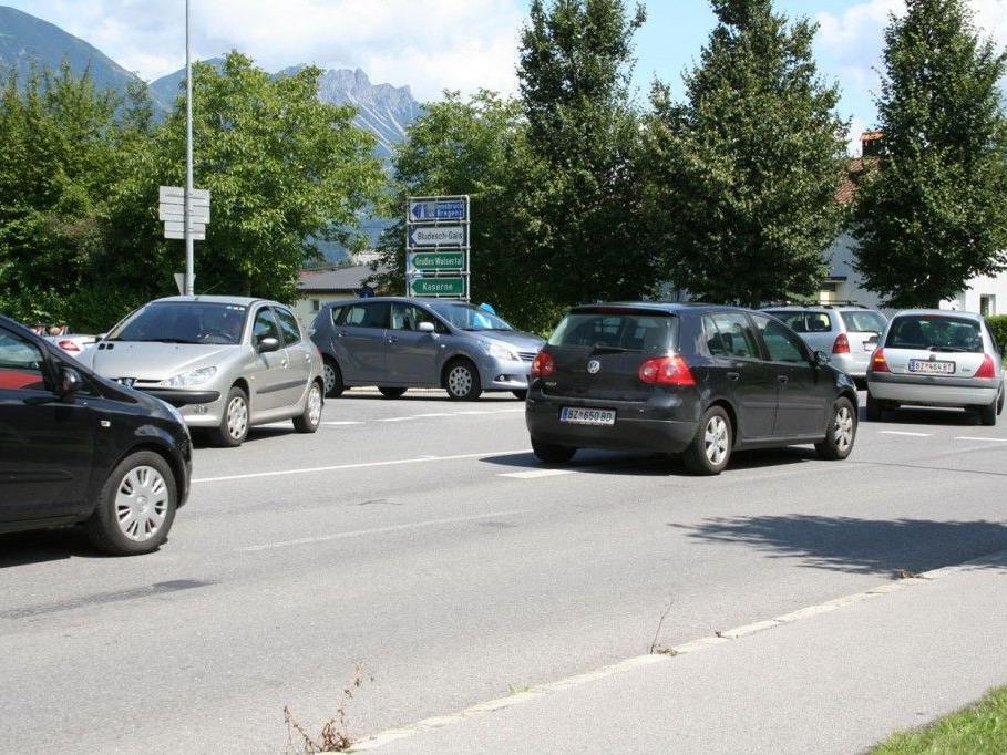 "Billa-Kreisverkehr" in Nenzing