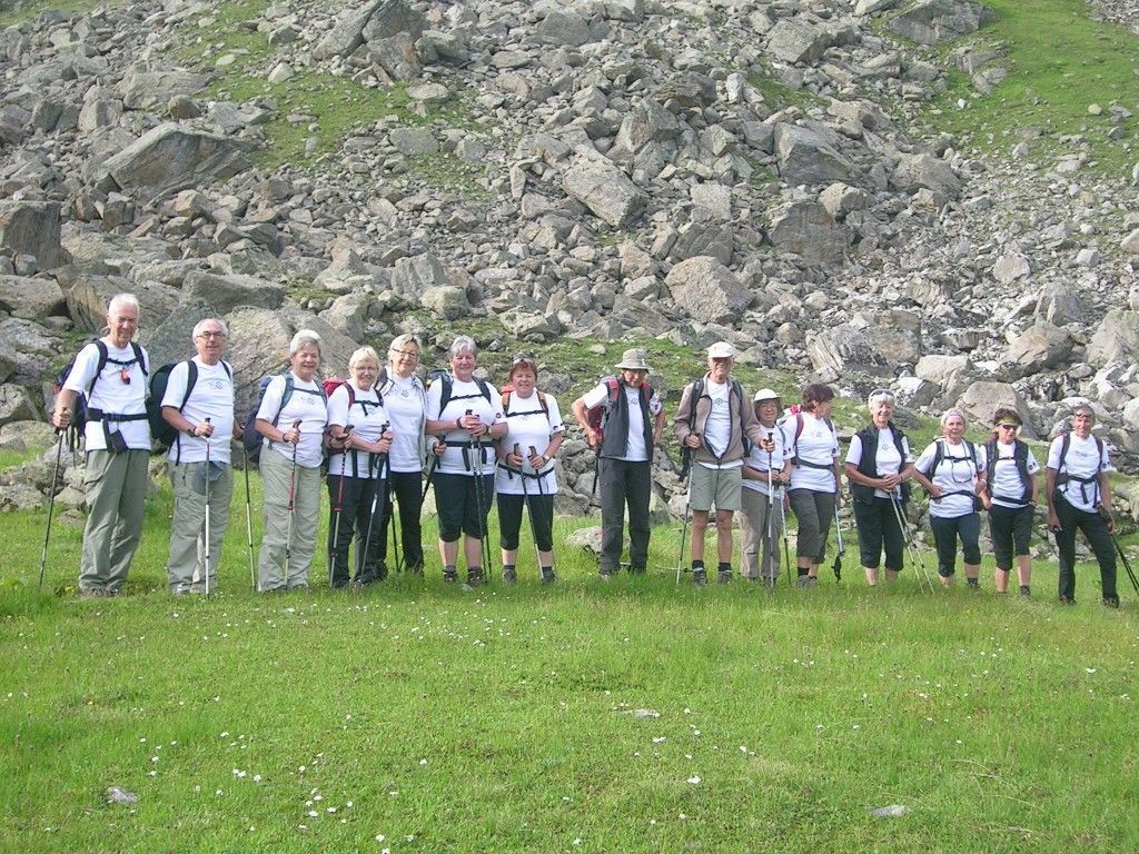 Der Alpenverein Nenzing bei der Jubiläumstour  des ÖAV Der Alpenverein Nenzing bei der Jubiläumstour  des ÖAV