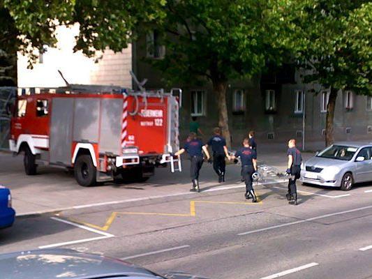 Die Feuerwehr musste in Wien-Penzing mit einer Leiter ausrücken