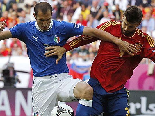 In der Vorrunde endete das Duell Spanien gegen Italien mit einem 1:1.