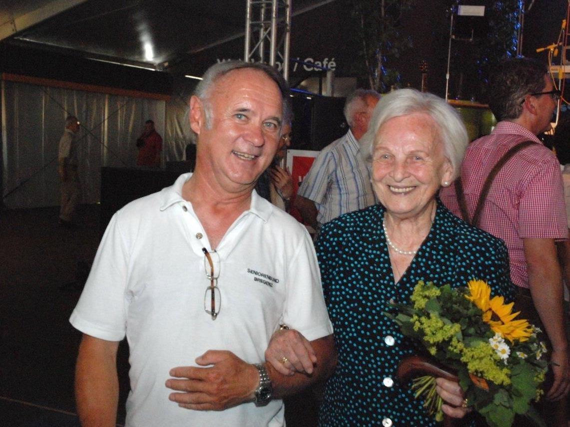 Obmann Hans Lederer mit Frau Erne