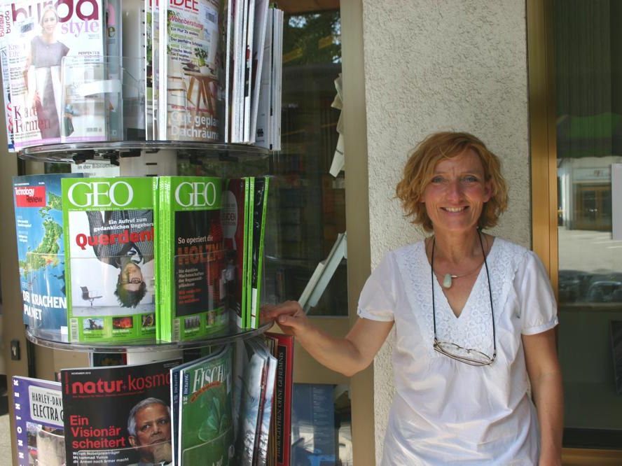 Bibliotheksleiterin Maria Berloffa Bibliotheksleiterin Maria Berloffa
