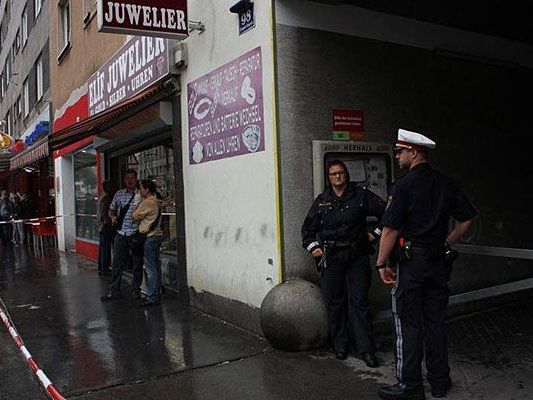 Dieser Juwelier in Hernals wurde überfallen Dieser Juwelier in Hernals wurde überfallen