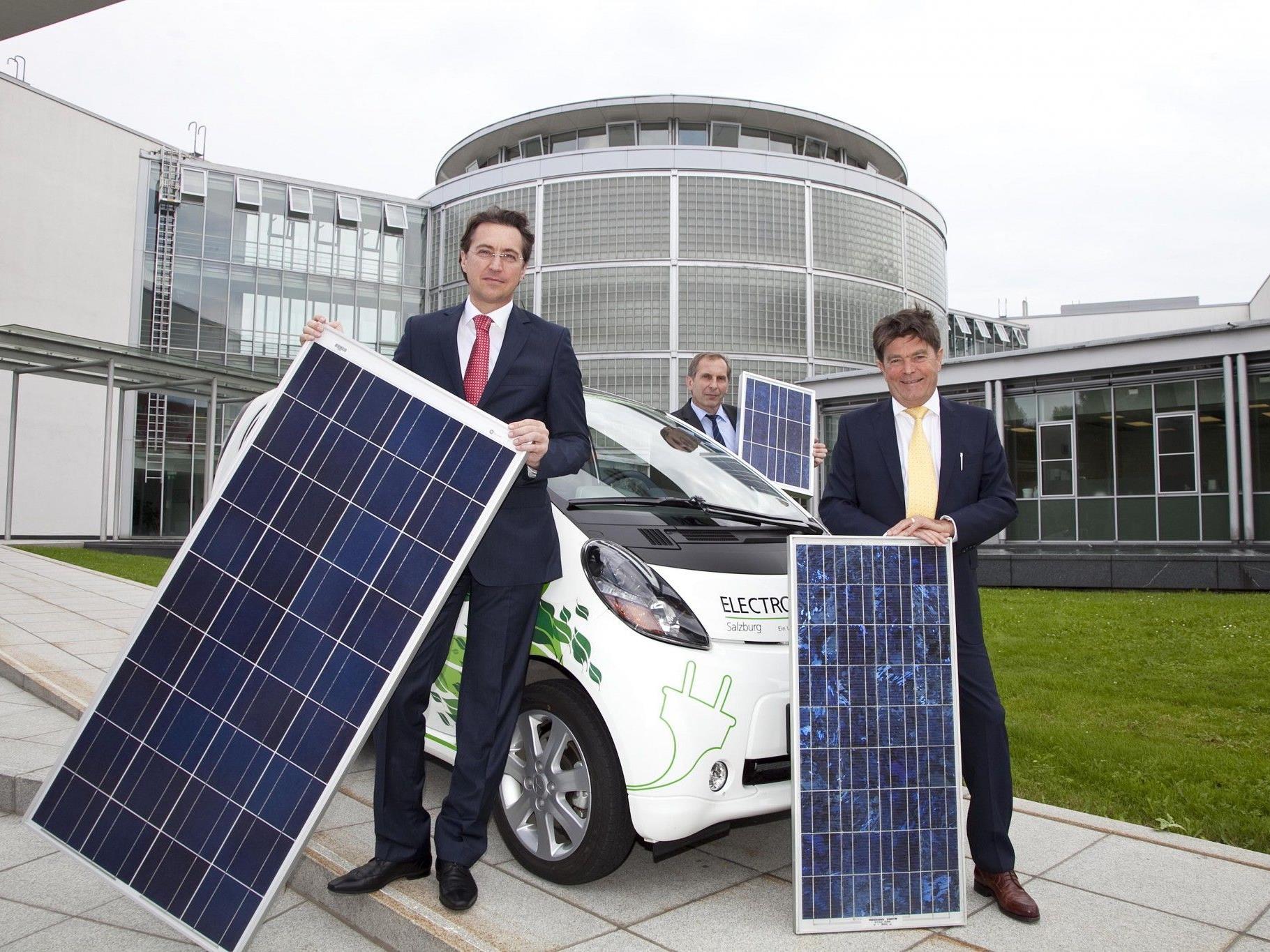 Die Salzburg AG startet Photovoltaik-Bürgerbeteiligung mit E-Autos.