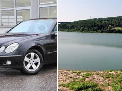 Dieser schwarze Mercedes, der dem Mordopfer vom Wienerwaldsee gehörte, wurde nun gefunden