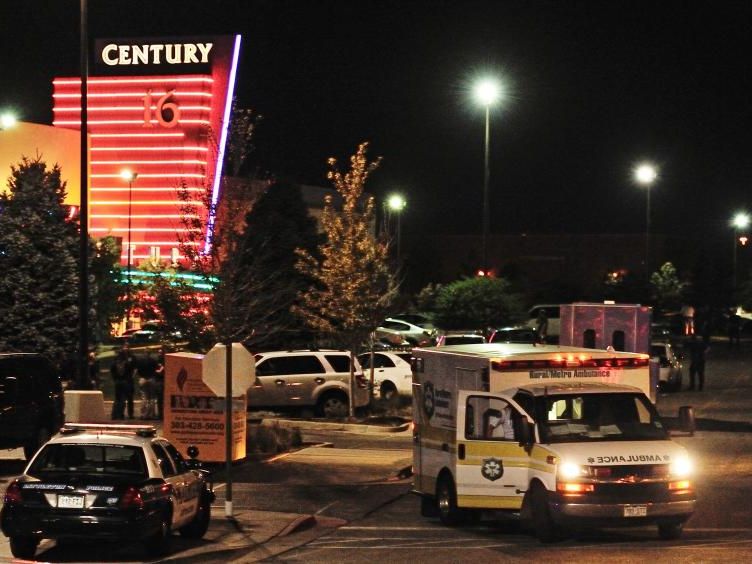 Amokläufer richtete Blutbad in Kino in Aurora bei Denver an. Amokläufer richtete Blutbad in Kino in Aurora bei Denver an.