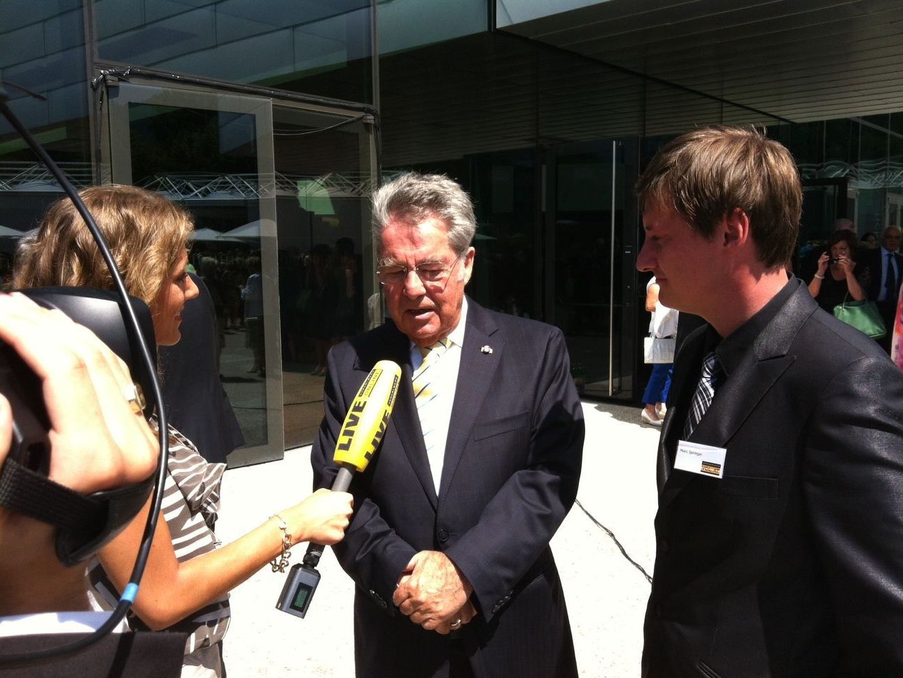 Bundespräsident Heinz Fischer im Interview mit VOL.AT. Bundespräsident Heinz Fischer im Interview mit VOL.AT.