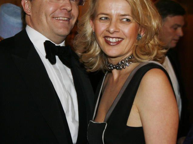 Der niederländische Prinz mit seiner Frau Mabel in glücklichen Tagen.