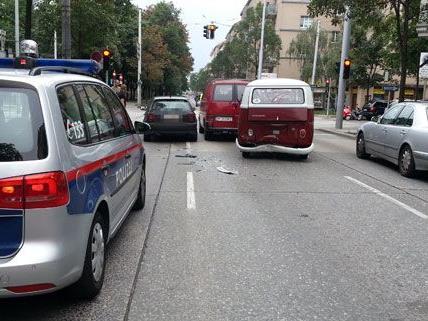 Unfall am Samstagmorgen in Wien-Meidling.