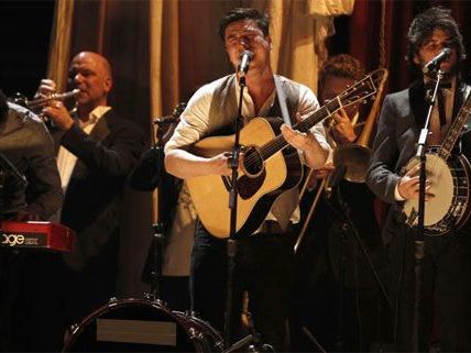 Mumford & Sons waren beim Harvest Of Art am Freitag der eindeutige Publikumsliebling. Mumford & Sons waren beim Harvest Of Art am Freitag der eindeutige Publikumsliebling.