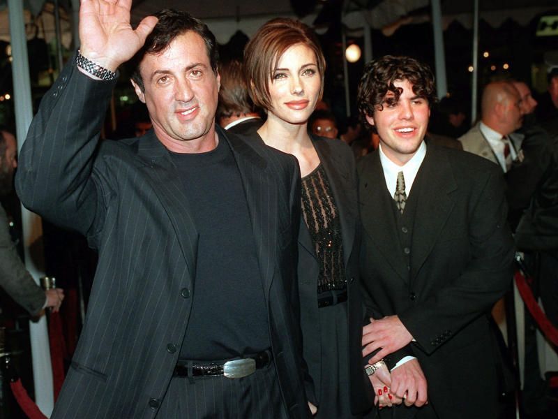 Silvester Stallone mit seinem Sohn Sage Silvester Stallone mit seinem Sohn Sage