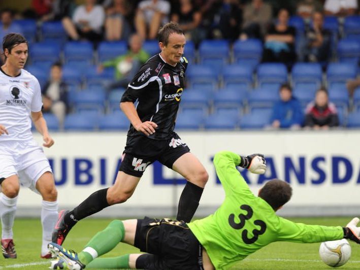 Hannes Aigner erzielte den einzigen Altacher Treffer im Test gegen FC Dornbirn. Hannes Aigner erzielte den einzigen Altacher Treffer im Test gegen FC Dornbirn.