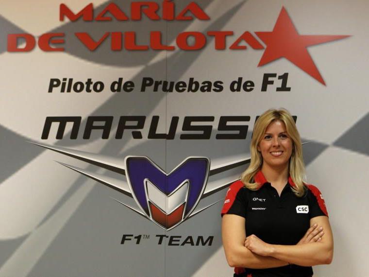 Für die seit März beim Nachzüglerteam der Formel 1 engagierte De Villota war es der erste Test im Marussia-Boliden.