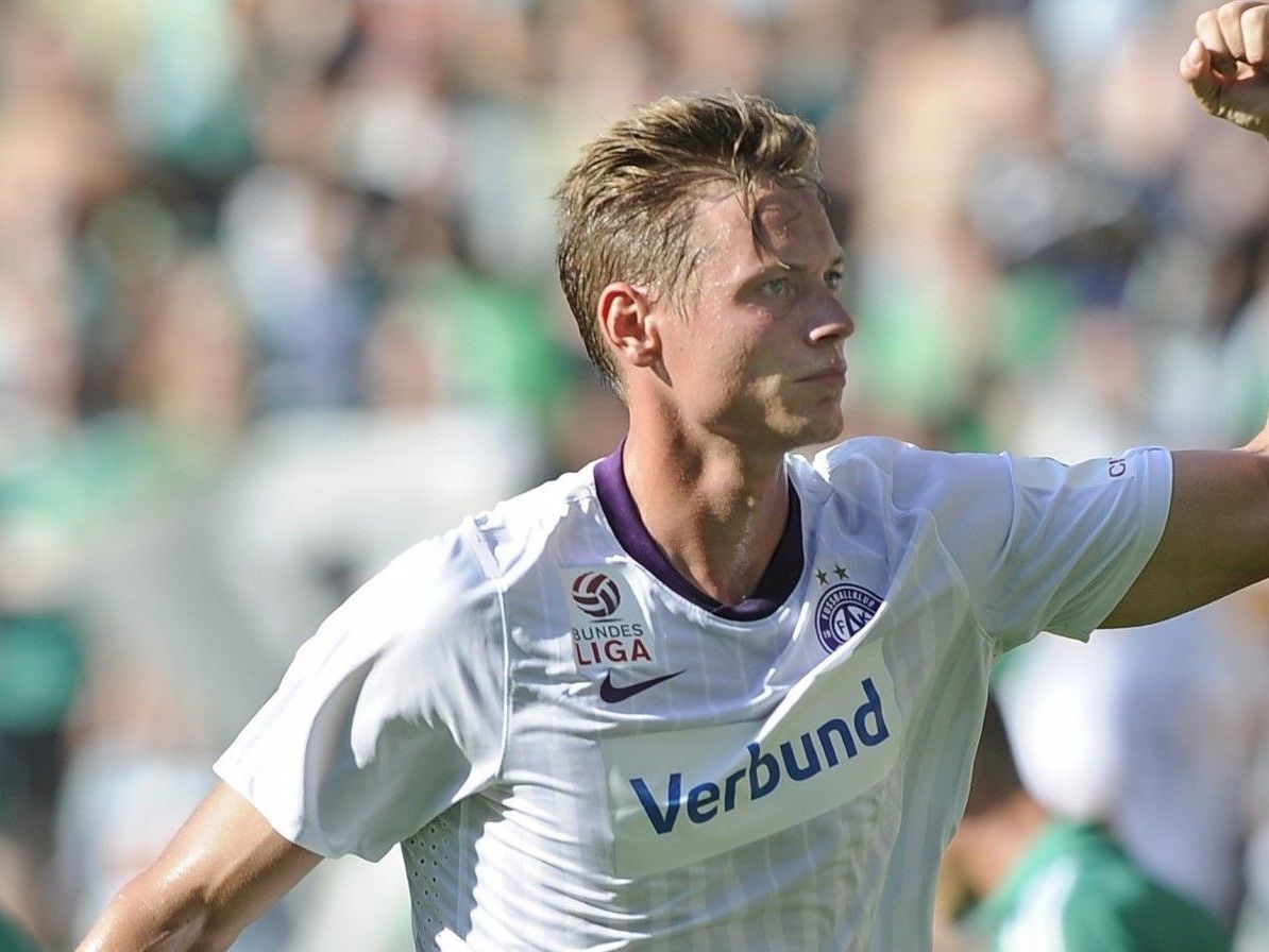 Roman Kienast hatte im 302. Wiener- Derby jeden Grund zum Jubeln Roman Kienast hatte im 302. Wiener- Derby jeden Grund zum Jubeln