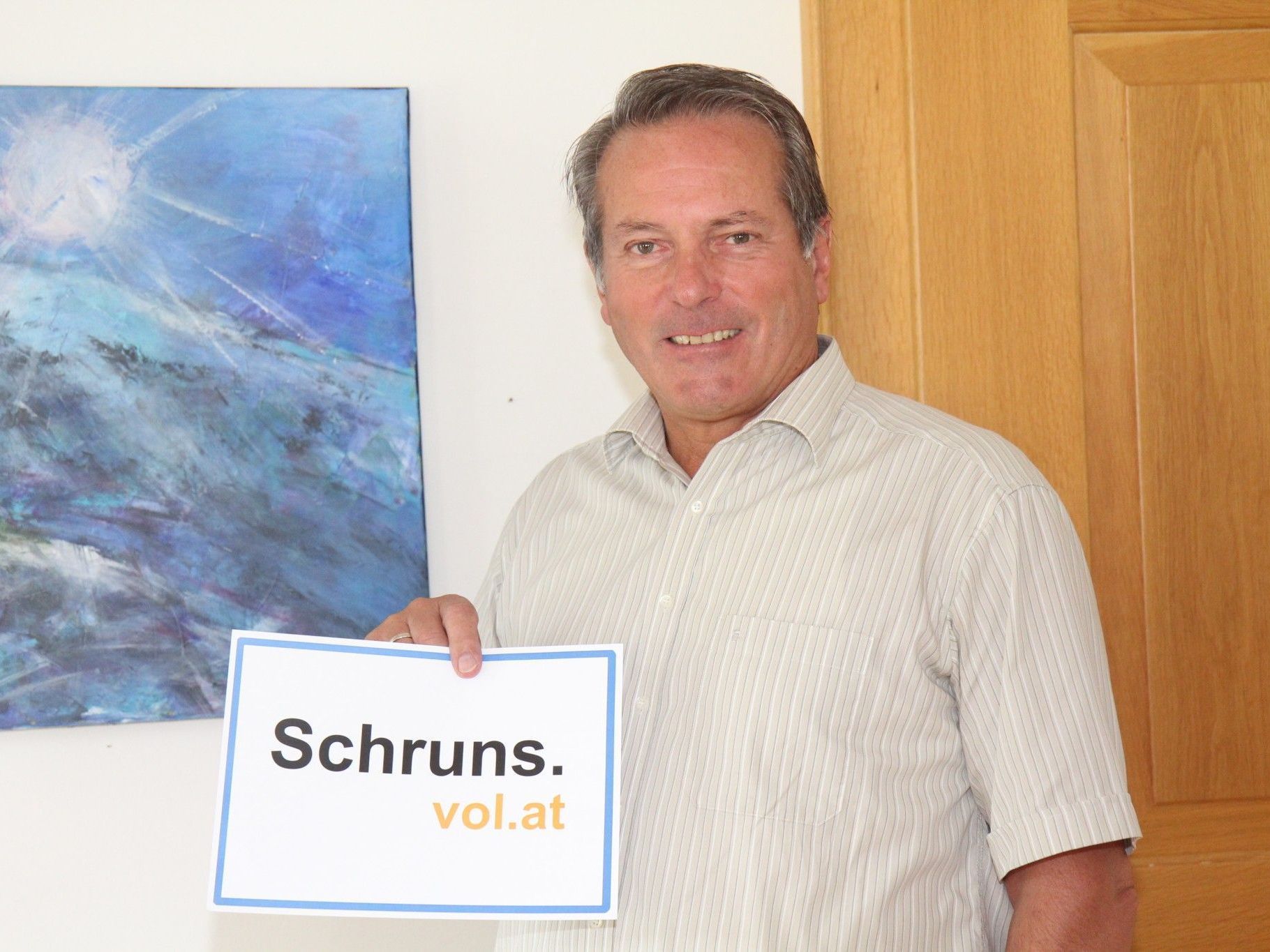 Karl Hueber, Bürgermeister von Schruns, im Interview mit VOL.AT Karl Hueber, Bürgermeister von Schruns, im Interview mit VOL.AT