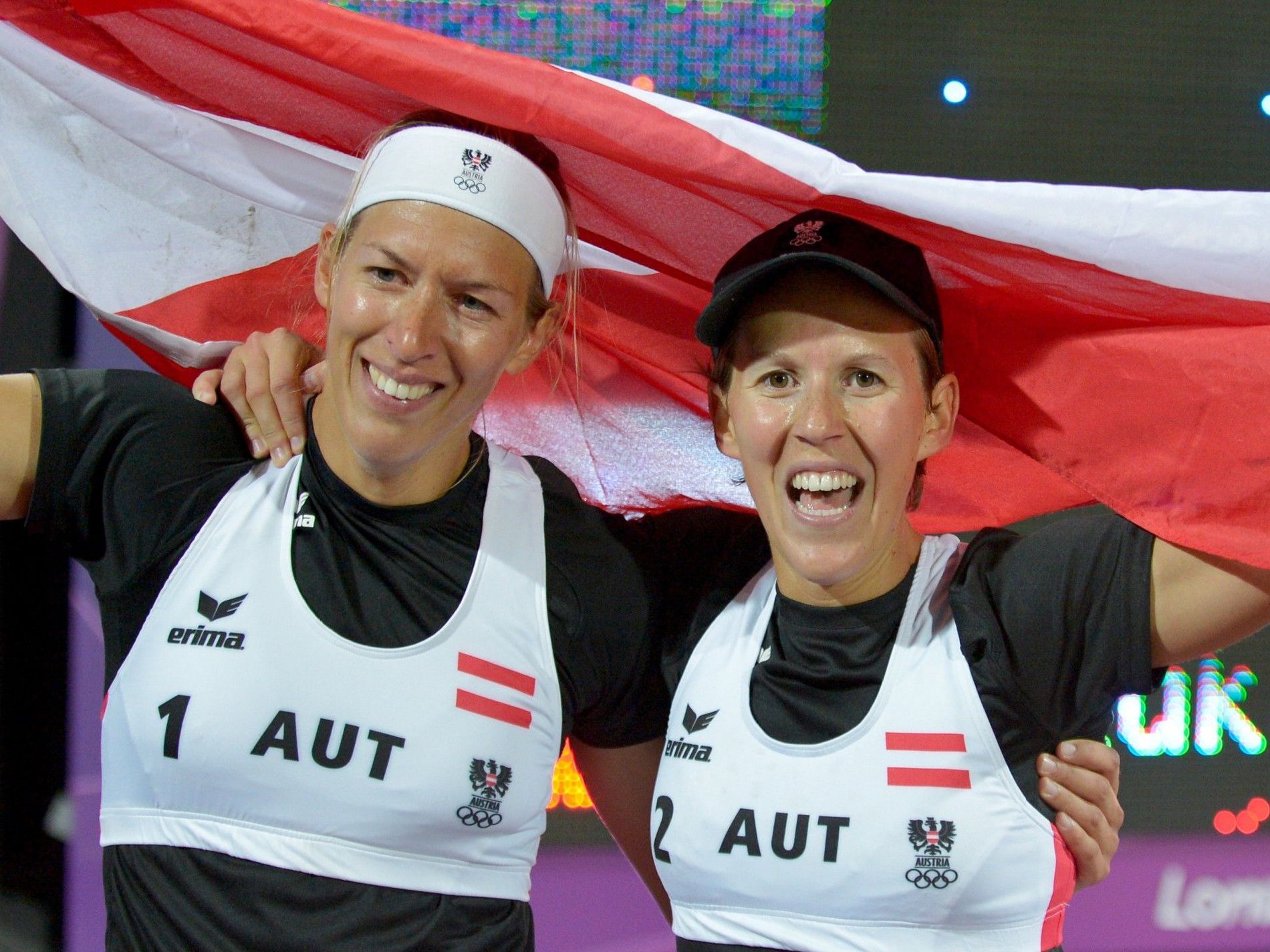 Doris und Stefanie Schwaiger lieferten im Beachvolleyball eines der Top-Ergebnisse für Österreich. Doris und Stefanie Schwaiger lieferten im Beachvolleyball eines der Top-Ergebnisse für Österreich.