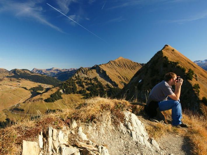 Hoch hinaus streben nicht nur die Urlauber, sondern auch die Nächtigungszahlen im Bregenzerwald. Hoch hinaus streben nicht nur die Urlauber, sondern auch die Nächtigungszahlen im Bregenzerwald.