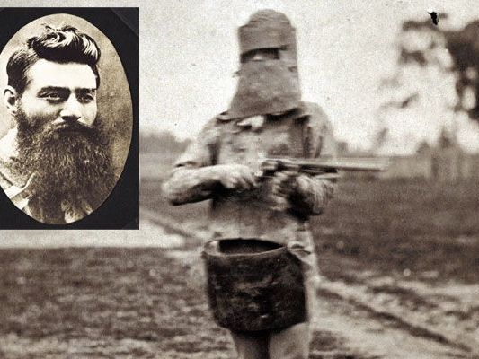 Australiens berühmt-berüchtigter Bandit: Ned Kelly. Australiens berühmt-berüchtigter Bandit: Ned Kelly.