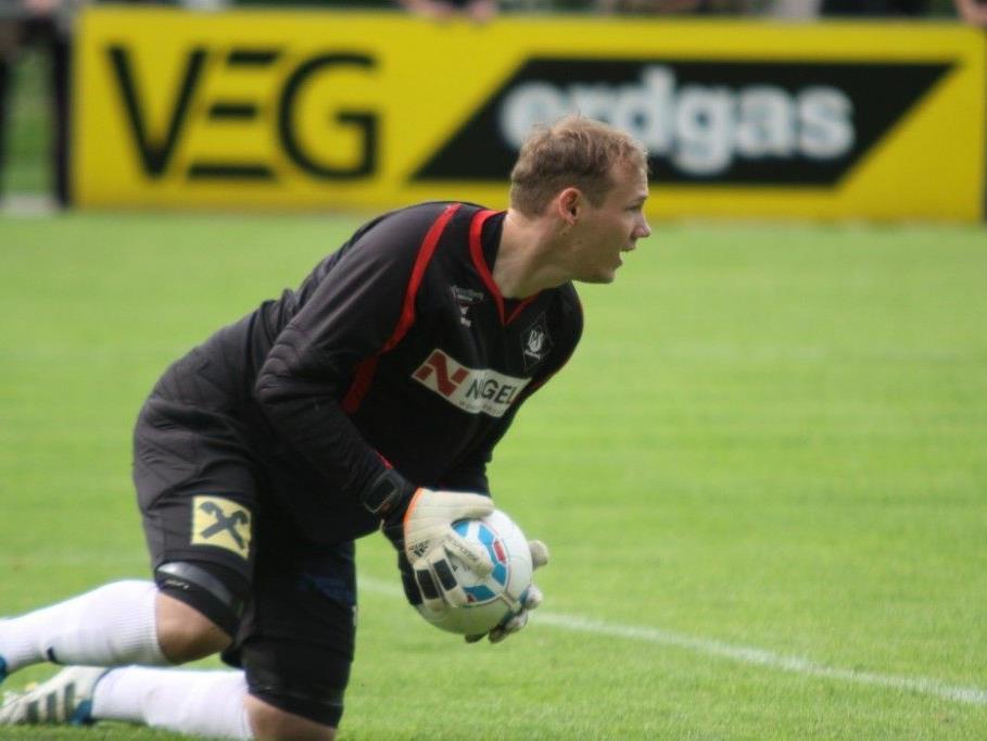 Rankweil-Goalie Markus Breuss will seinen Kasten in Feldkirch rein halten.