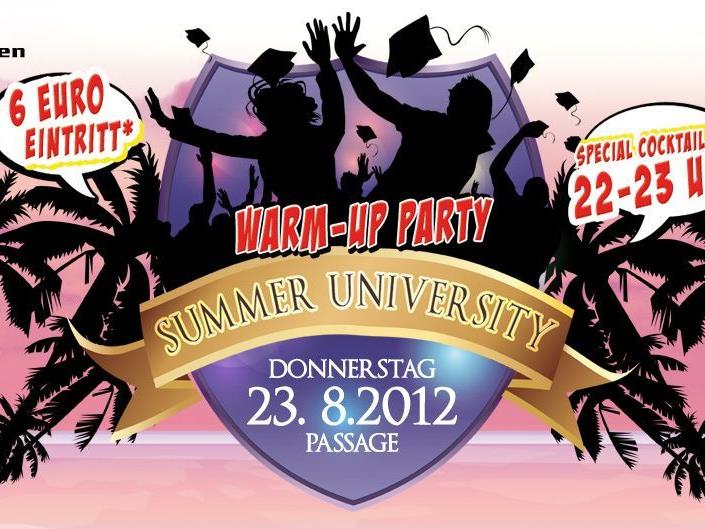 Bei Summeruniversity Warm Up Party treffen sich Wiens Studenten zum feiern