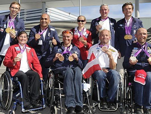 Erfolgreiche Paralympics-Athleten in Schwechat