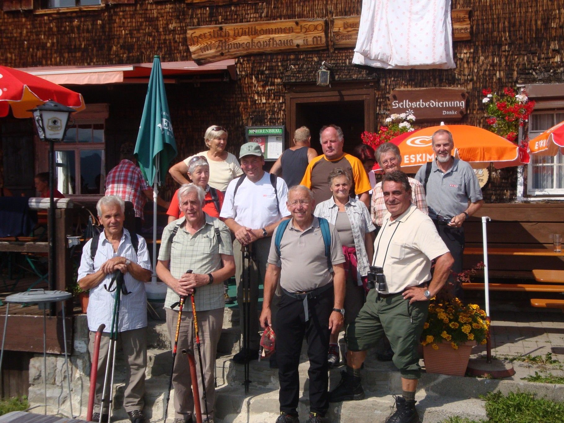 Vor dem Alpwegkopfhaus Vor dem Alpwegkopfhaus