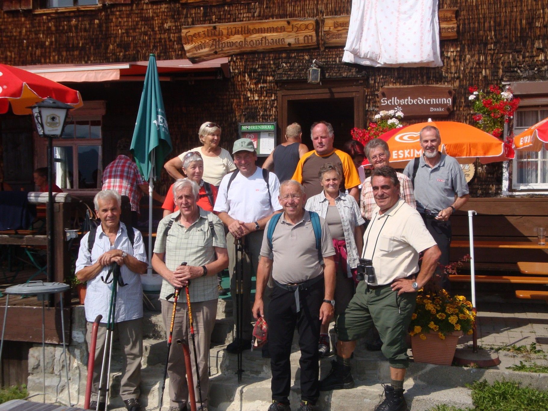 Vor dem Alpwegkopfhaus