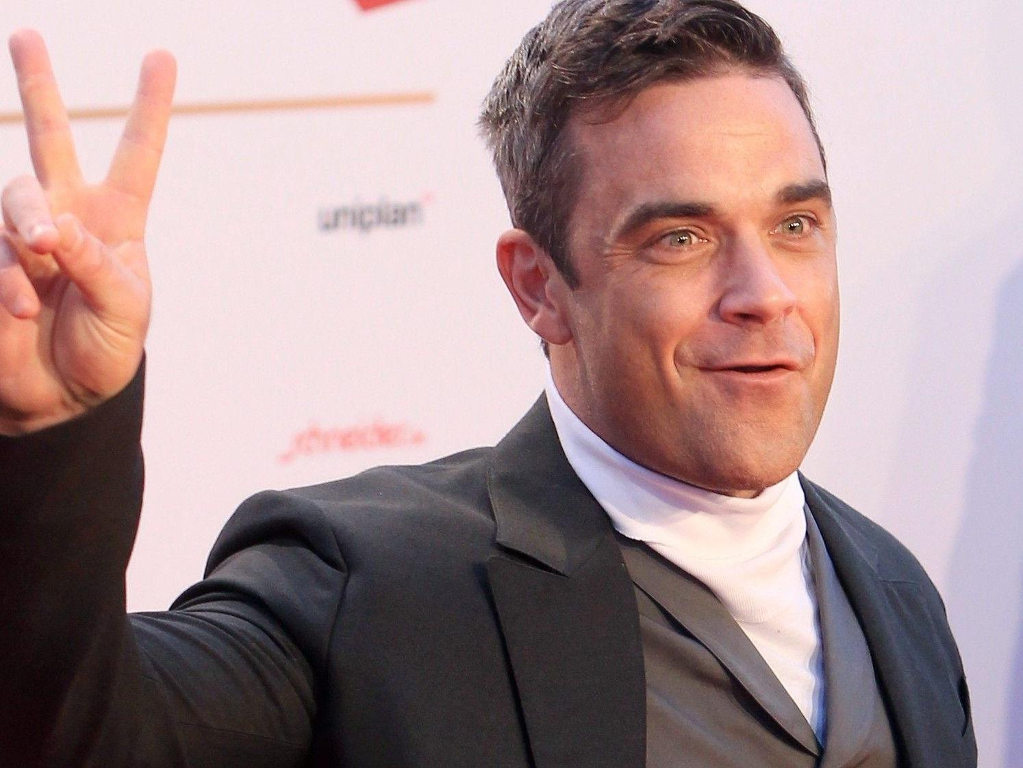 Robbie Williams wurde zum ersten Mal Vater einer kleinen Tochter.