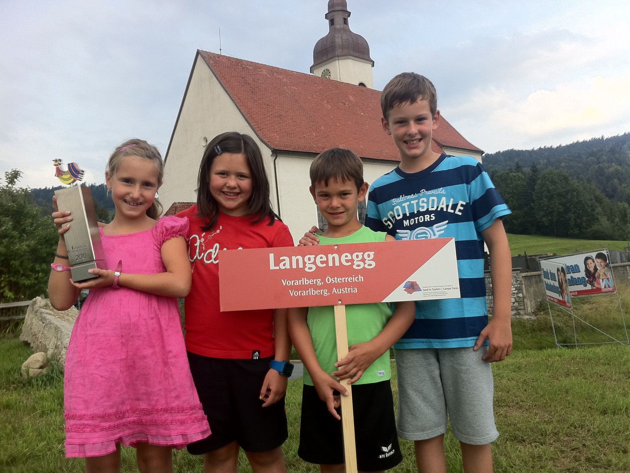 Die Kinder von Langenegg sind bereit für das große Fest Die Kinder von Langenegg sind bereit für das große Fest