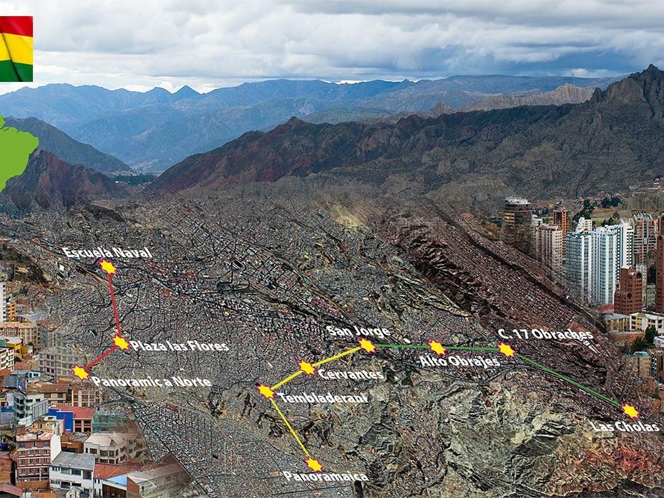 Die Doppelmayr / Graventa Group baut in Bolivien das weltweit größte urbane Seilbahnnetz.
