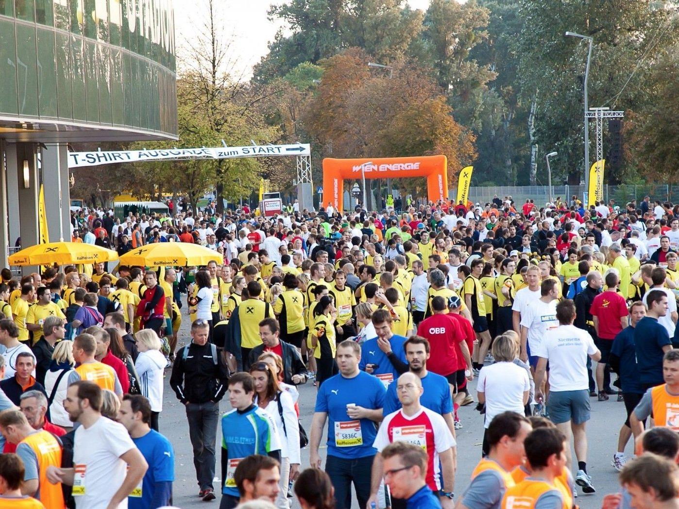 Neuer Teilnehmerrekord beim Wien Energie Business Run 2012.