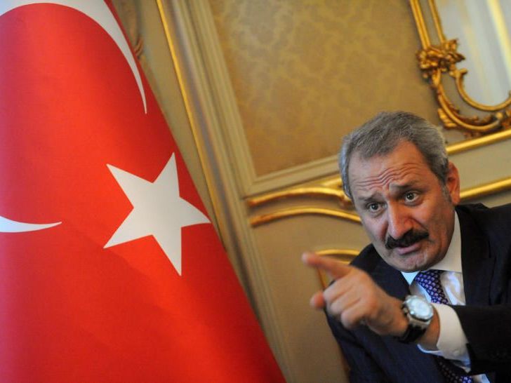 Der türkische Wirtschaftsminister Zafer Caglayan am Dienstag in Wien. Der türkische Wirtschaftsminister Zafer Caglayan am Dienstag in Wien.