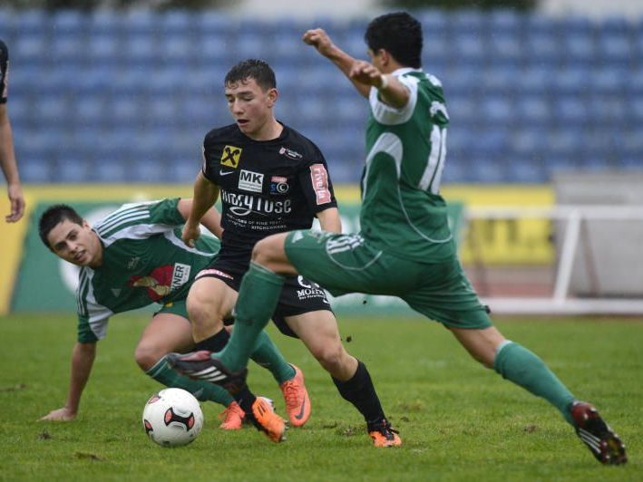 SC Bregenz-Mittelfeldspieler Julian Mair durfte gegen Wals/Grünau über einen 2:1-Heimsieg jubeln.