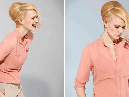 So sieht der Winterlook "Beehive-Variation" aus. So sieht der Winterlook "Beehive-Variation" aus.