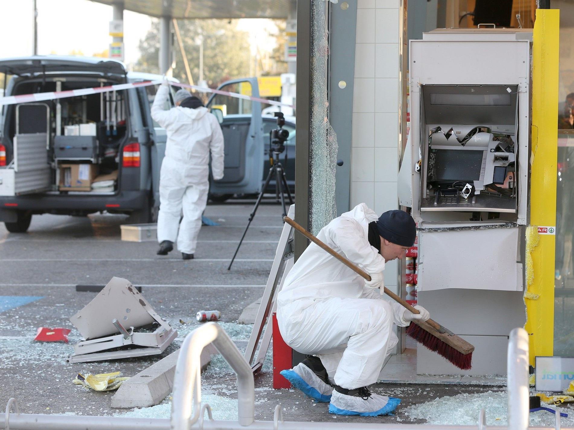 Bankomat in Wien-Donaustadt gesprengt