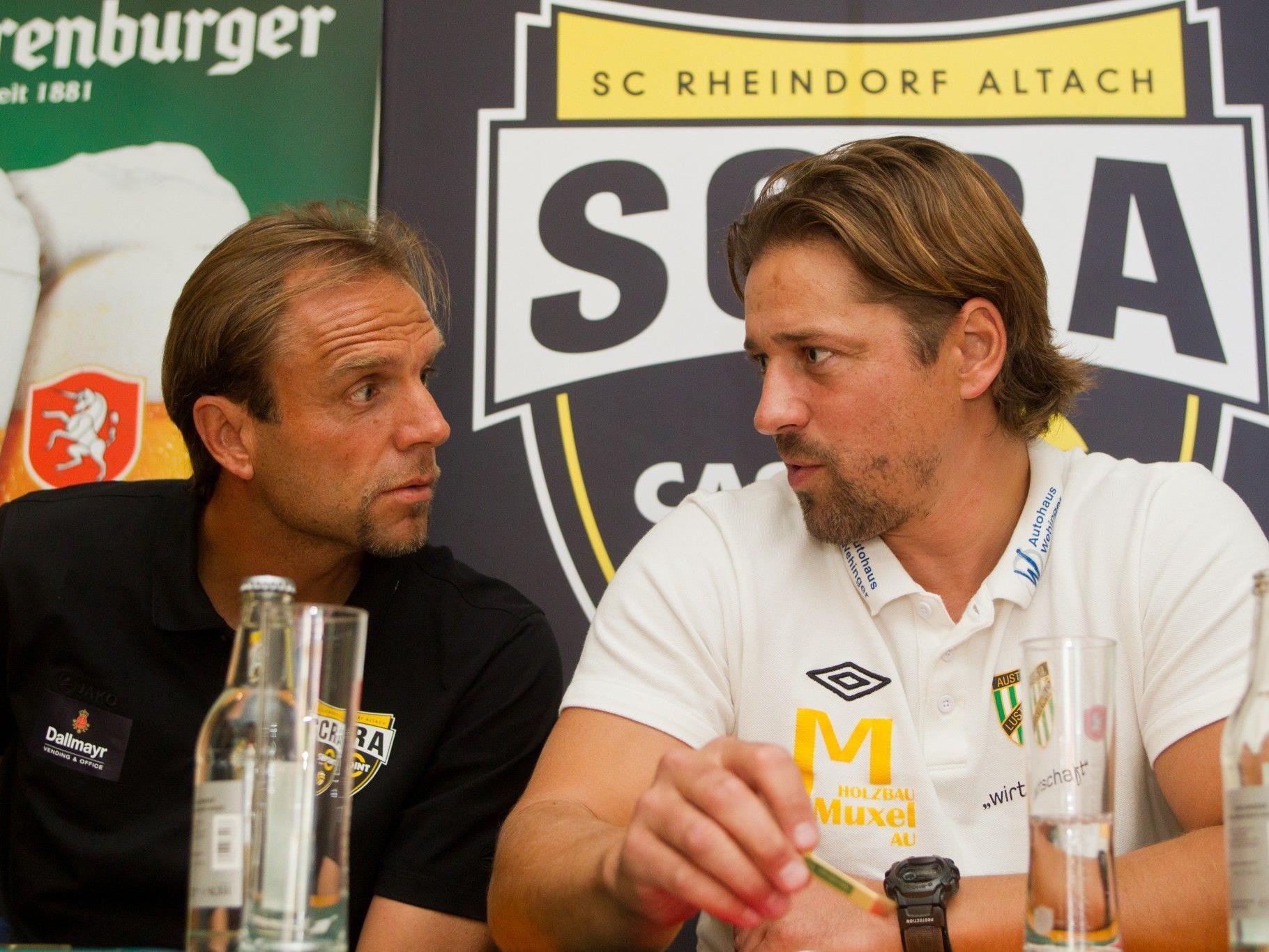 Altach-Trainer Scharinger und Austria-Coach Kolvidsson kennen sich bestens.