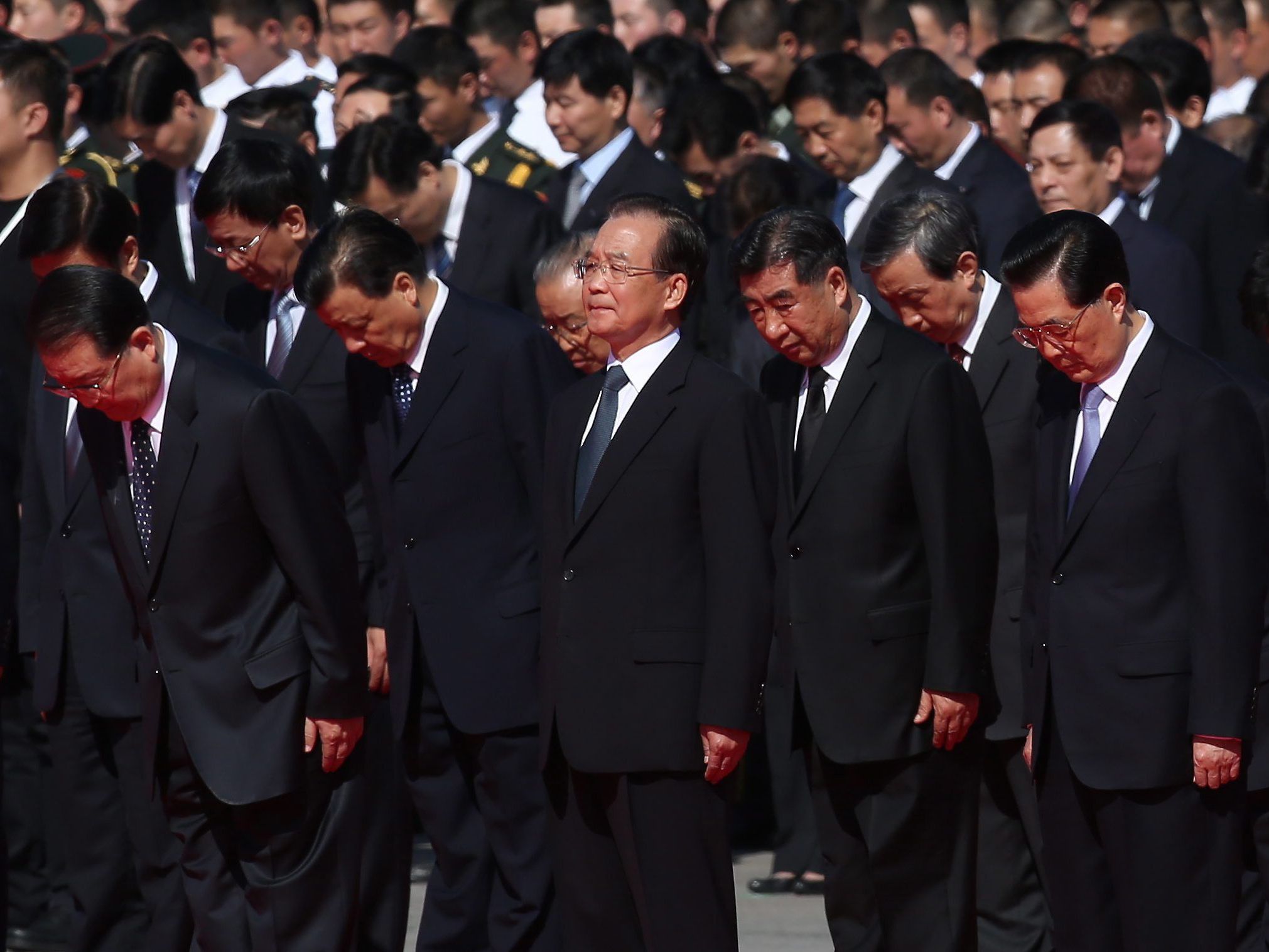 Präsident Hu Jintao und die Parteiführung der kommunistischen Partei Chinas am chinesischen Nationalfeiertag.. Präsident Hu Jintao und die Parteiführung der kommunistischen Partei Chinas am chinesischen Nationalfeiertag..
