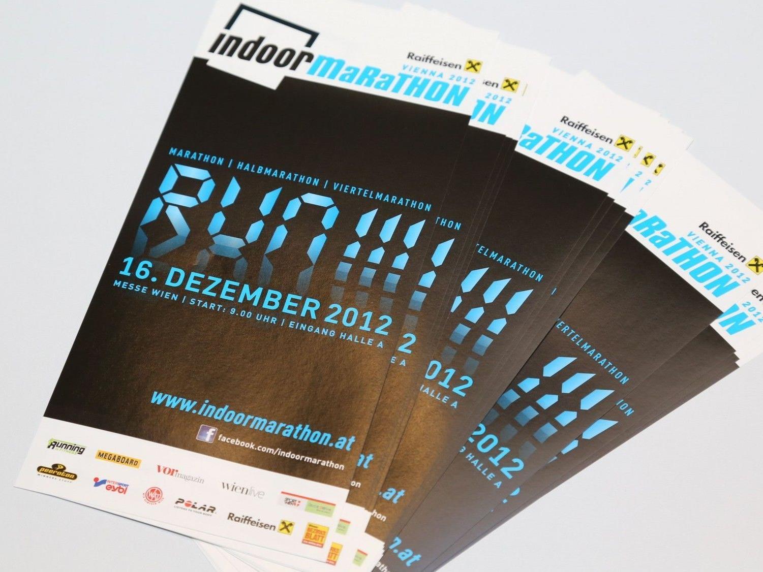 Am 16. Dezember findet der erste Indoor Marathon in der Messe Wien statt.