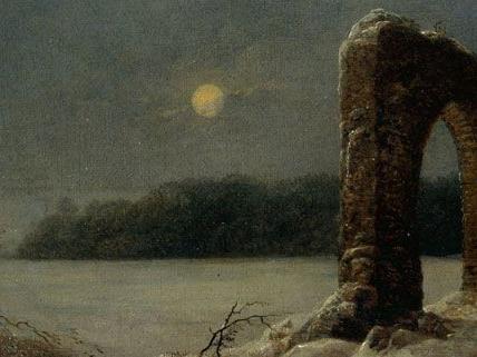 Auch "Winterlandschaft mit verfallenem Tor" von Carl Gustav Carus wird gezeigt.