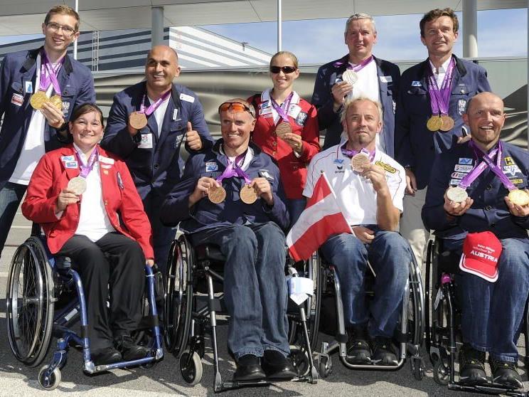Das österreichische Team zeigte sich bei den Paraolympics sehr erfolgreich.