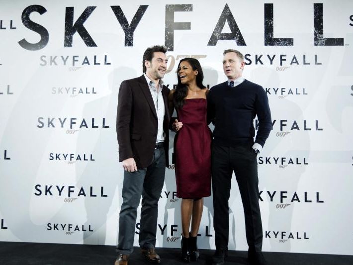 Javier Bardem, Naomie Harris und Daniel Craig bei der Premiere in Madrid Javier Bardem, Naomie Harris und Daniel Craig bei der Premiere in Madrid