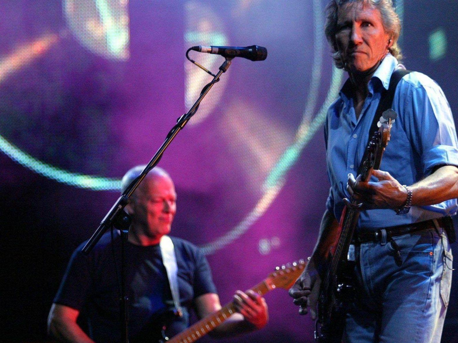 Ehemaliger Pink Floyd-Bassist Roger Waters bei einem Konzert in London.